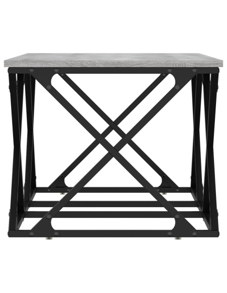 Tavolino da Salotto Grigio Sonoma 100x49x40cm Legno Multistrato
