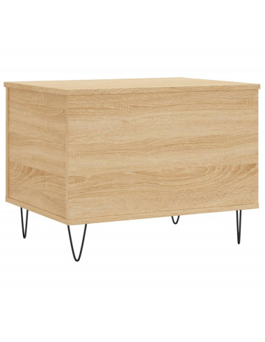 Tavolino Salotto Rovere Sonoma 60x44,5x45 cm Legno Multistrato