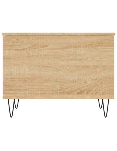 Tavolino Salotto Rovere Sonoma 60x44,5x45 cm Legno Multistrato