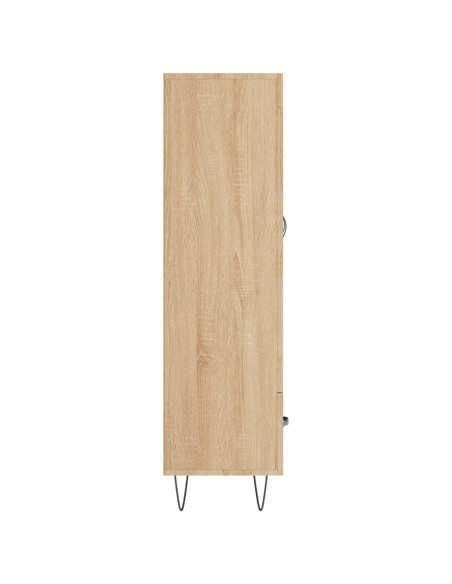 Credenza Rovere Sonoma 69,5x31x115 cm in Legno Multistrato