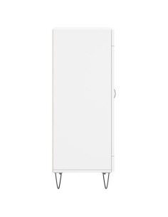 Credenza Bianca 34,5x34x90 cm in Legno Multistrato