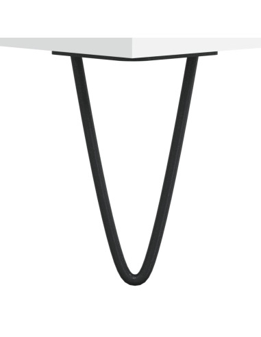 Credenza Bianca 34,5x34x90 cm in Legno Multistrato