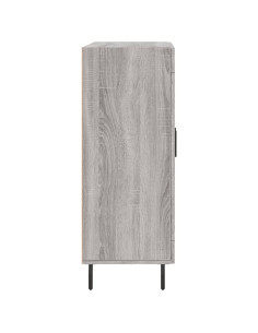 Credenza Grigio Sonoma 69,5x34x90 cm in Legno Multistrato