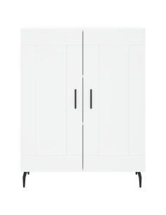 Credenza Bianca 69,5x34x180 cm in Legno Multistrato 2