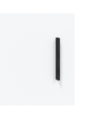 Credenza Bianca 69,5x34x180 cm in Legno Multistrato