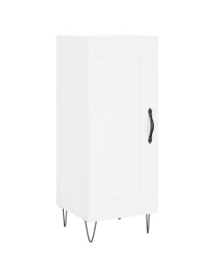 Credenza Bianca 34,5x34x180 cm in Legno Multistrato