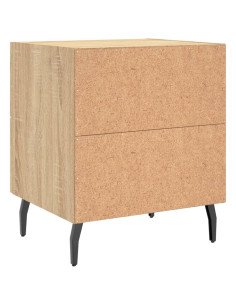 Comodino Rovere Sonoma 40x35x47,5 cm in Legno Multistrato 2