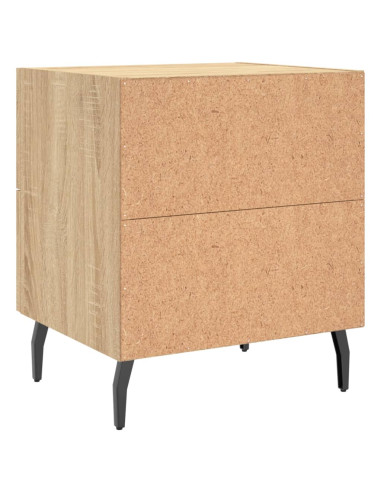Comodino Rovere Sonoma 40x35x47,5 cm in Legno Multistrato