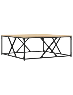 Tavolino Salotto Rovere Sonoma 100x100x40 cm Legno Multistrato