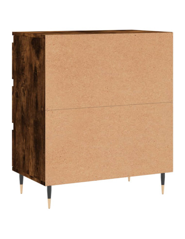 Credenza Rovere Fumo 60x35x70 cm in Legno Multistrato