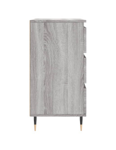 Credenza Grigio Sonoma 60x35x70 cm in Legno Multistrato