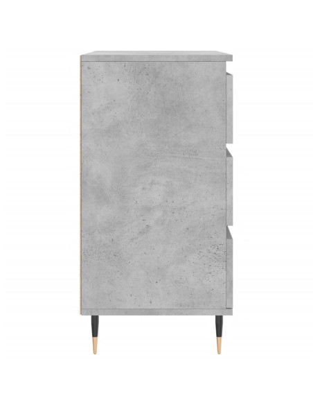 Credenza Grigio Cemento 60x35x70 cm in Legno Multistrato