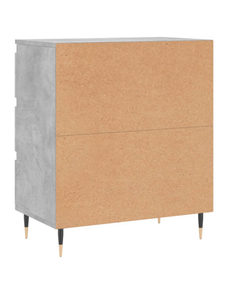 Credenza Grigio Cemento 60x35x70 cm in Legno Multistrato