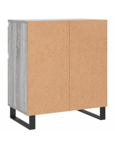 Credenza Grigio Sonoma 60x35x70 cm in Legno Multistrato 2