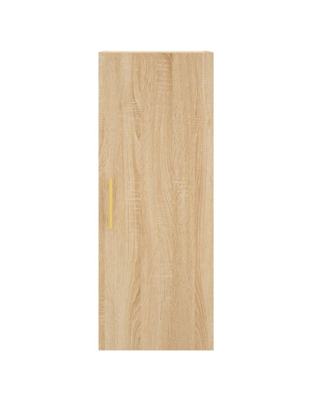 Credenza Rovere Sonoma 34,5x34x180 cm in Legno Multistrato