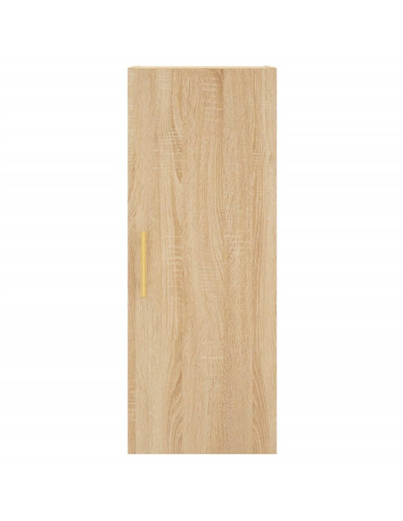 Credenza Rovere Sonoma 34,5x34x180 cm in Legno Multistrato