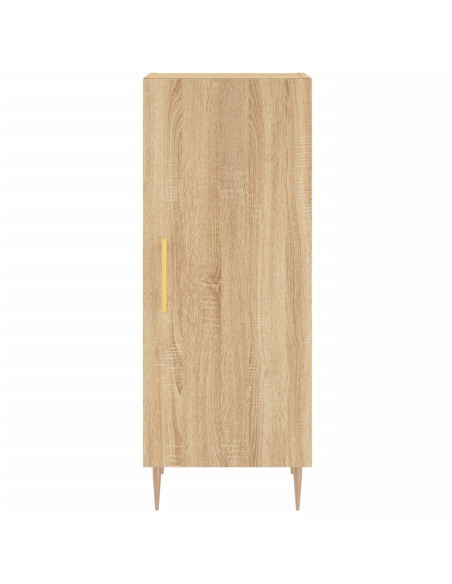 Credenza Rovere Sonoma 34,5x34x180 cm in Legno Multistrato