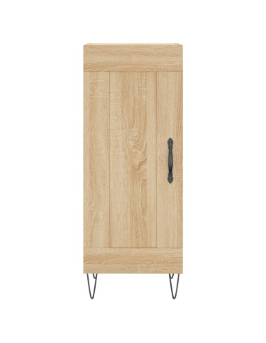 Credenza Rovere Sonoma 34,5x34x180 cm in Legno Multistrato