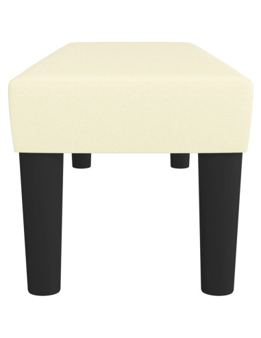 Panca Crema 100x30x30 cm in Similpelle