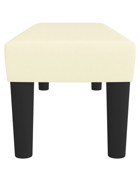 Panca Crema 100x30x30 cm in Similpelle