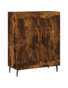 Credenza Rovere Fumo  69,5x34x180 cm in Legno Multistrato
