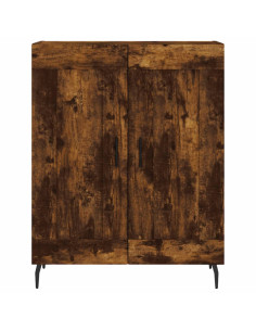 Credenza Rovere Fumo  69,5x34x180 cm in Legno Multistrato 2