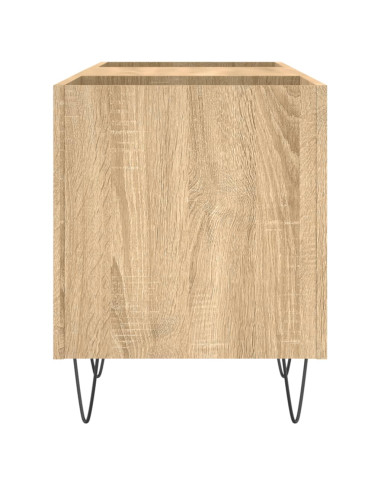Mobile Porta Dischi Rovere Sonoma 121x38x48cm Legno Multistrato