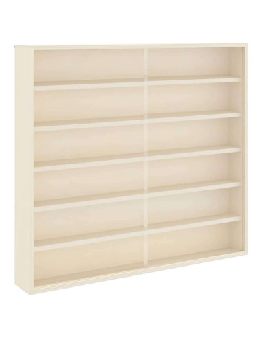 Vetrina a muro Beige 60 x 8,5 x 54 cm Legno compensato
