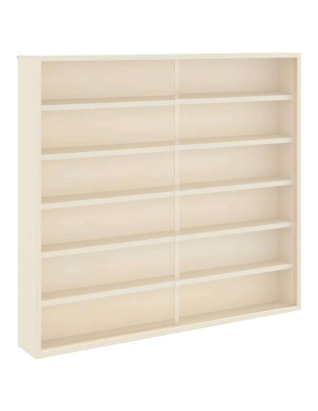 Vetrina a muro Beige 60 x 8,5 x 54 cm Legno compensato