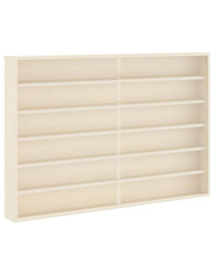 Vetrina a muro Beige 80 x 8,5 x 54 cm Legno compensato