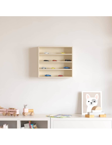 Vetrina a muro Beige 40 x 8,5 x 37 cm Legno multistrato