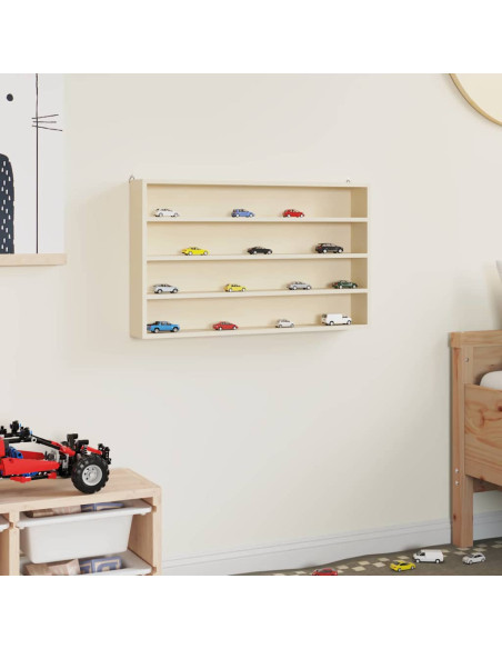 Vetrina a muro Beige 60 x 8,5 x 37 cm Legno multistrato