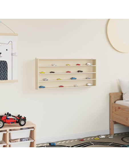 Vetrina a muro Beige 80 x 8,5 x 36 cm Legno multistrato