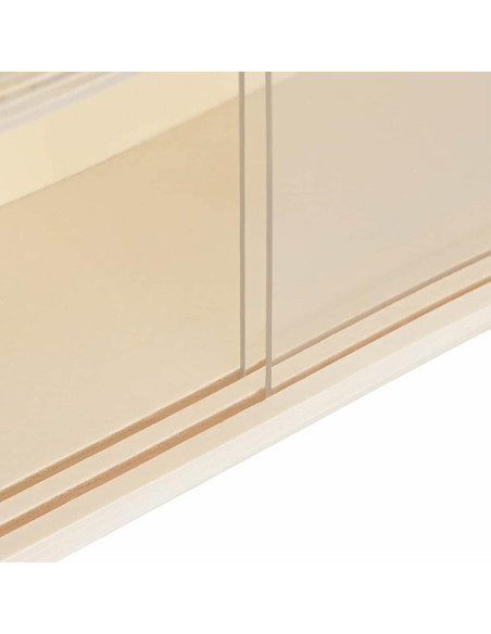 Vetrina a muro Beige 60 x 8,5 x 54 cm Legno compensato