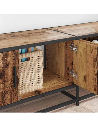 Unità TV 2 pcs Legno vecchio 210 x 35 x 41 cm Legno multistrato