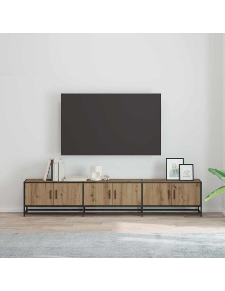 Mobile TV rovere artigianale 210 x 35 x 41 cm Legno multistrato