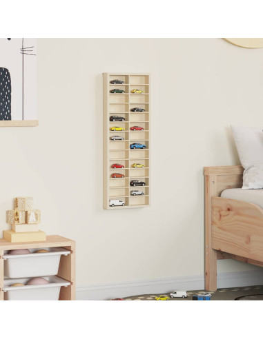 Vetrina a muro Beige 21 x 4,5 x 59 cm Legno multistrato