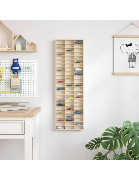 Vetrina a muro Beige 30 x 4,5 x 96 cm Legno multistrato