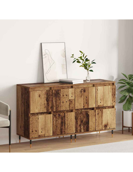 Armadio 2 pcs Legno vecchio 60 x 35 x 70 cm