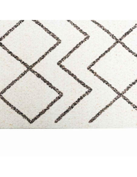 Tappeto da Cucina Bianco 300 x 60 cm Velluto