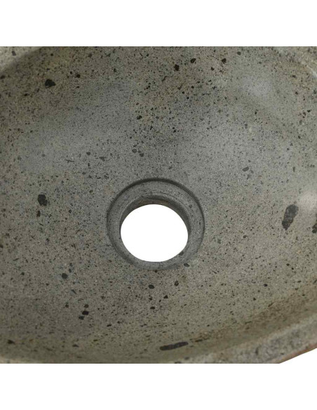 Lavabo Grigio chiaro (30-37) x (25-30) x 12 cm Pietra di Fiume