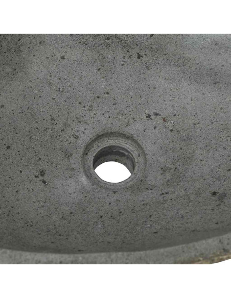Lavabo Grigio chiaro (46-52) x (35-40) x 15 cm Pietra di Fiume