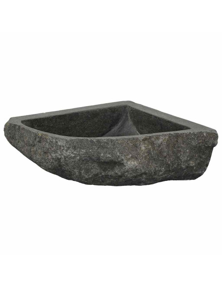 Lavabo ad angolo sospeso Grigio (30-37) x (30-37) x 12 cm