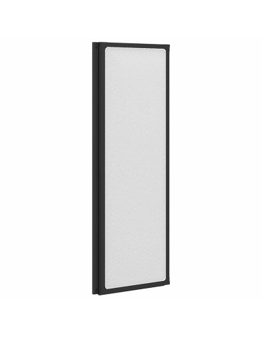 Parete doccia Nero 120 x 2 x 117 cm Alluminio