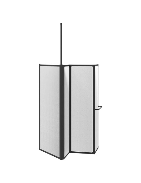 Parete doccia Pieghevole Other Nero 120 x 70 x 137 cm Alluminio