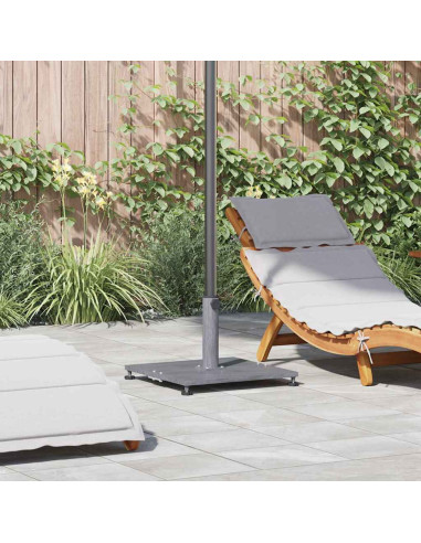 Base per ombrellone Aspetto Legno Grigio Scuro 45 x 45 x 31 cm