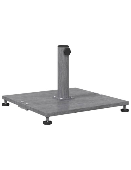 Base per ombrellone Aspetto Legno Grigio Scuro 45 x 45 x 31 cm