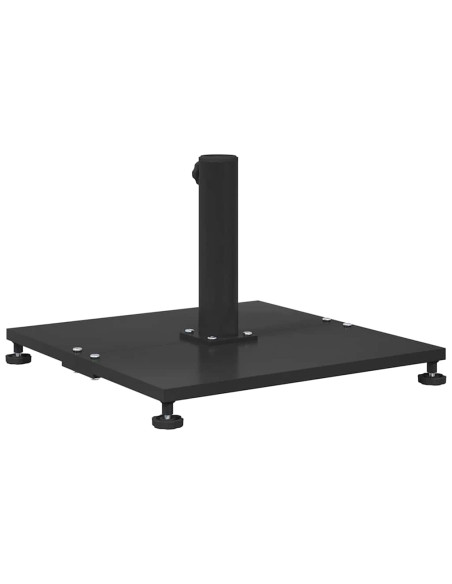 Basi per ombrelli da esterno Nero 45 x 45 x 31 cm Acciaio