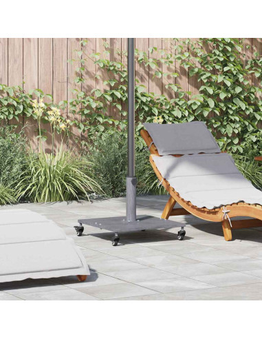 Base per ombrellone Aspetto Legno Grigio Scuro