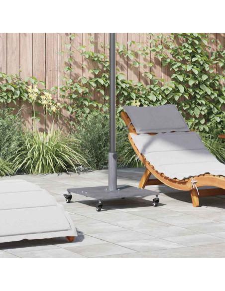 Base per ombrellone Aspetto Legno Grigio Scuro